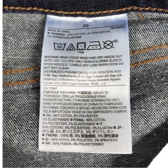 Banana Republic Dark Wash Premium Denim Skinny Jeans size 29 - Picture 7 of 7